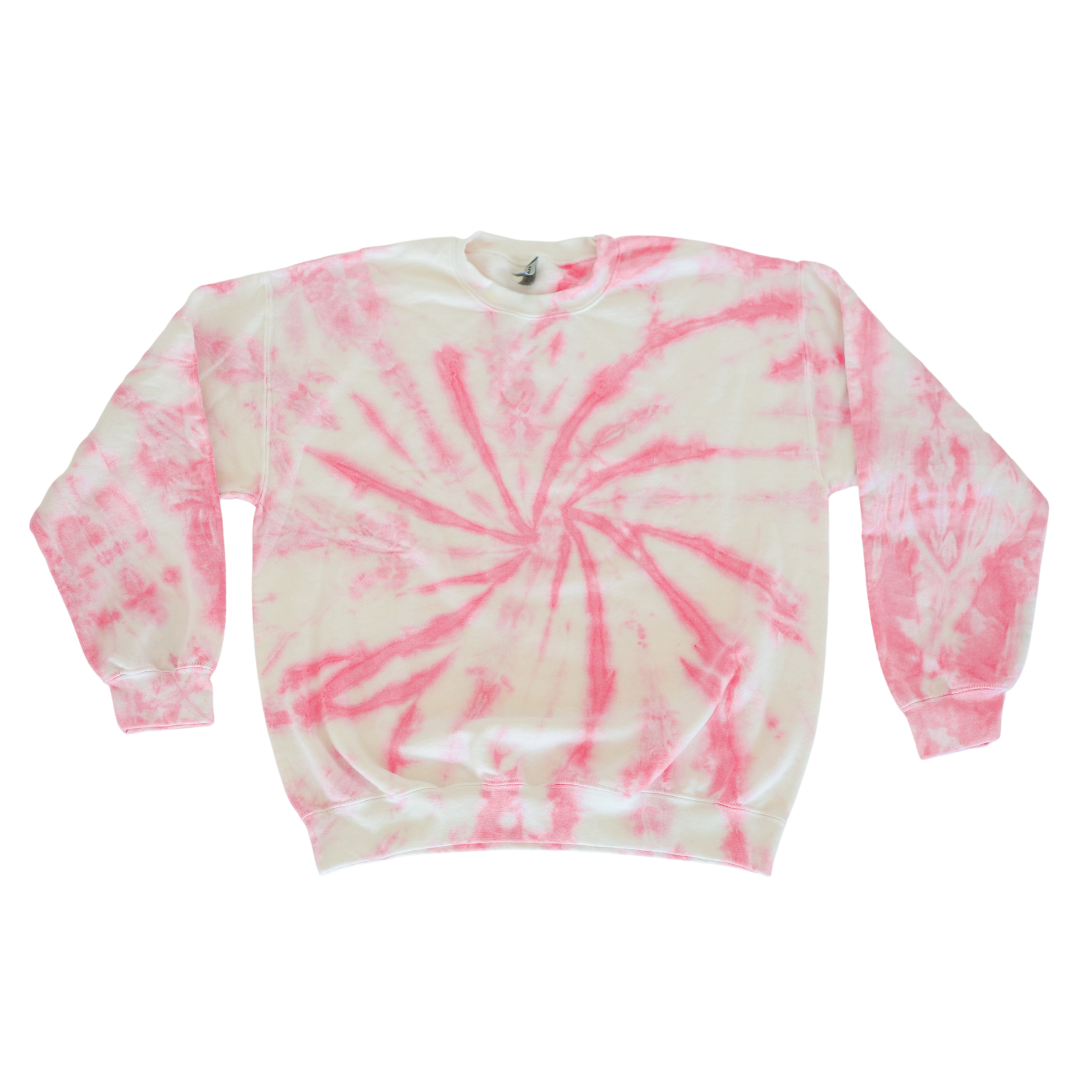 Light pink tie dye sweatsuit hotsell