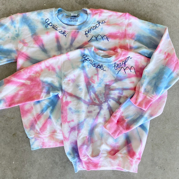 Kids' Tie Dye Crewneck Sweatshirt